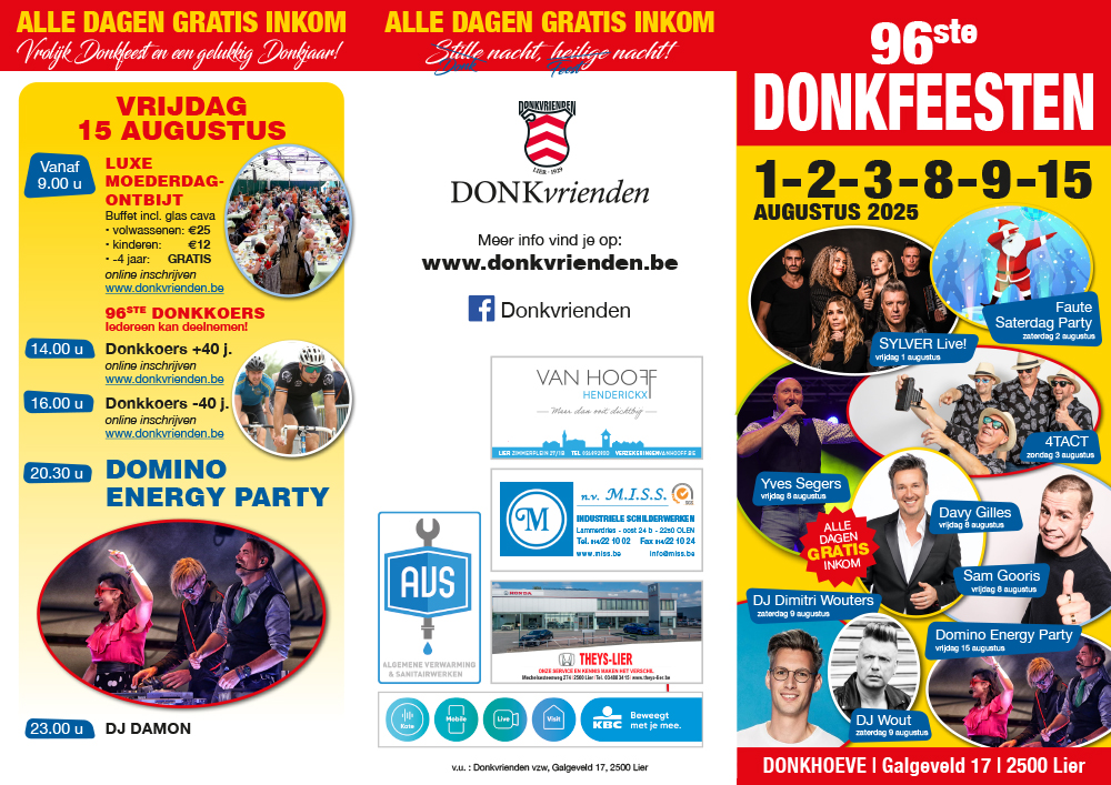 Donkfeesten 2025 3 luikfolder
